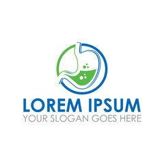 stomach care vector , medical logo