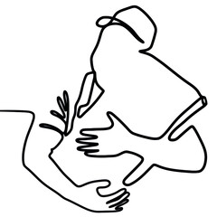  minimal concept one line/