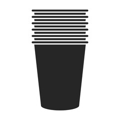 Water cooler vector black icon. Vector illustration bottle on white background. Isolated black illustration icon of water cooler.