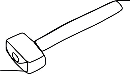 Sledgehammer Hand tool fix line minimal