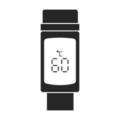 Heater electric vector black icon. Vector illustration heater electric on white background. Isolated black illustration icon of home boiler.