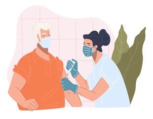 Vaccination and medical care, coronavirus cure