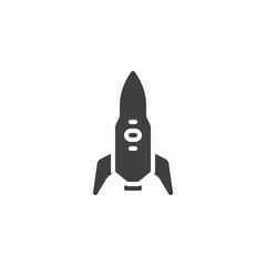 Spacecraft vector icon