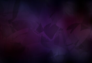 Fototapeta premium Dark Pink, Yellow vector background with abstract polygonals.