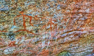ANCIENT rock Art in Kakadu © earthsmate