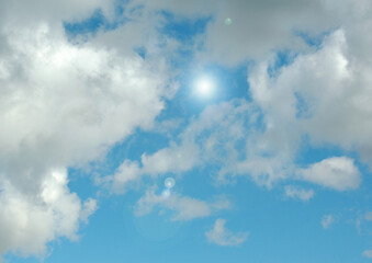 Cloudy sky background