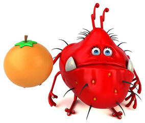 Fun germ - 3D Illustration