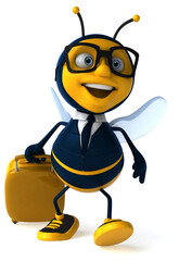 3D Illustration of a business bee