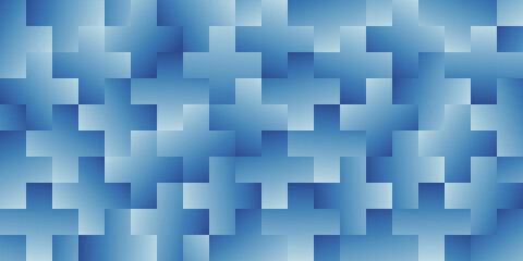 Abstract Blue background with crosses and gradients.