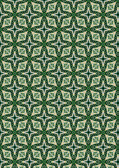 Green and yellow pattern Make a background picture.