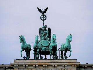 Quadriga auf dem Brandenburger Tor.