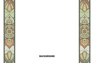 Vector ornamental background with mandala