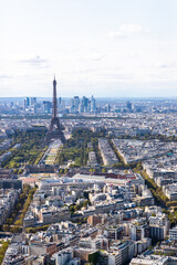 Obraz premium A panoramic view of Paris
