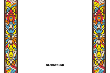 Vector ornamental background with mandala