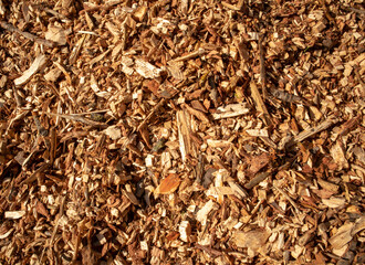 Wood sliver cut piled as backround
