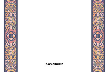 Vector ornamental background with mandala