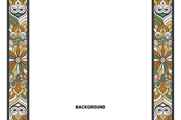 Vector ornamental background with mandala