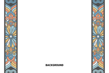 Vector ornamental background with mandala