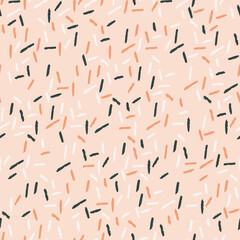 Hand drawn textured doodle seamless pattern. Vector micro texture for background.