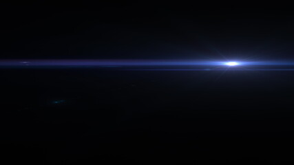 Optical Lens Flare Effect, Light Burst. 4K Resolution. Very High Quality and Realistic