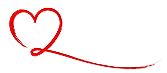 Symbol of the stylized red heart.