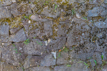 Old ancient stone texture stone wall background