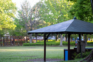 【上尾市　平塚公園】休憩所