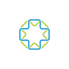 cross medical  icon  vector illustration design