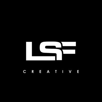 LSF Letter Initial Logo Design Template Vector Illustration