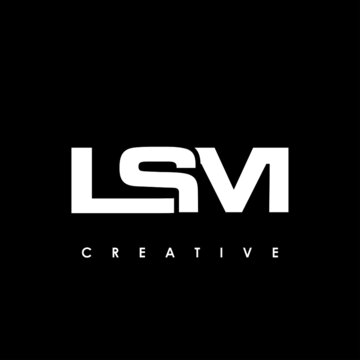 LSM Letter Initial Logo Design Template Vector Illustration