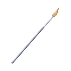 Brush for manicure. Cosmetic icon. Vector cartoon flat illustration