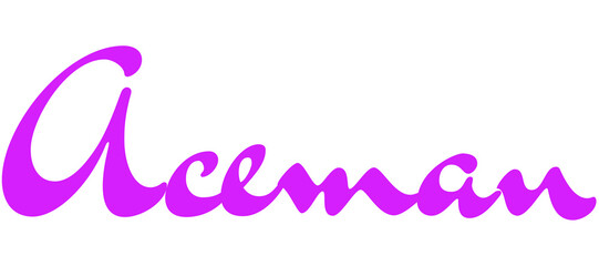 Obraz premium Aceman