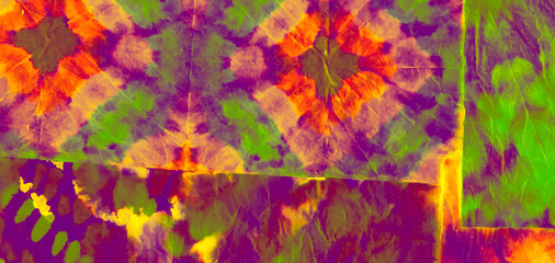 Watercolor Texture. Rainbow Tie Dye Patchwork. Watercolor Pattern. Brushed Graffiti. Neon  Abstract Poster. Tie Dye Batik. Purple Neon Handmade Dirty Art. Dirty Art Background. Aquarelle Print.