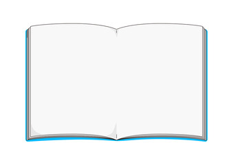 開いたノートのイラスト