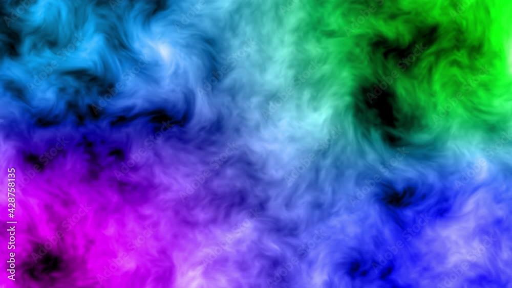 Poster abstract colorful gradient smoke effect animation background . after effect animated motion backgrou