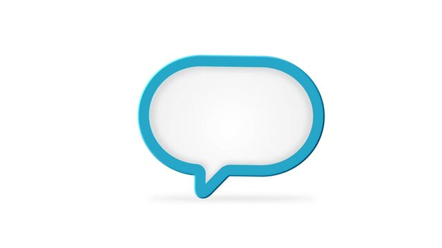 bubble speech isolated