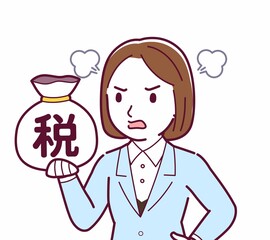 スーツを着た女性