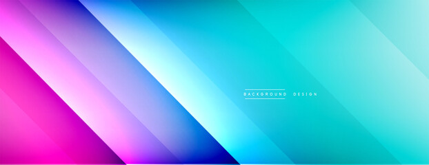 Fototapeta premium Dynamic lines abstract background. 3D shadow effects and fluid gradients. Modern overlapping forms