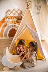 wigwam in the children's room © Маргарита Медведева