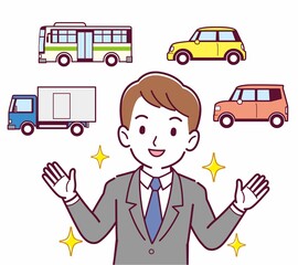 色々な交通手段を使う人