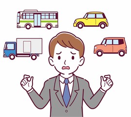 色々な交通手段を使う人