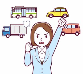 色々な交通手段を使う人