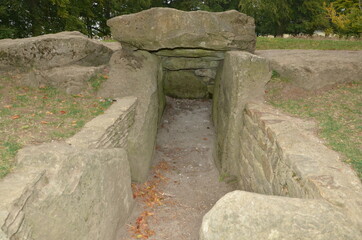 Ruins of the ancient tomb