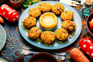 Vegetable cutlets or vegetarian cutlets