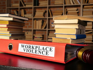 Documents about workplace violence in the court.