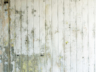 Aged weathered street wall background with empty space.