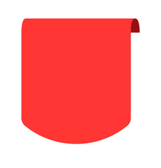 Bookmark color silk ribbon isolated on white