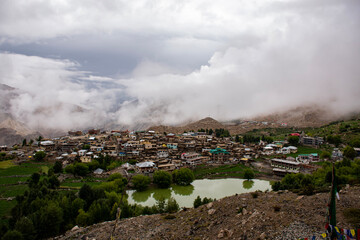 Fototapeta premium landscape with clouds