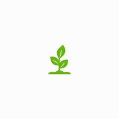 Logos of green leaf ecology nature element vector icon	