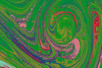 Ebru  marbling texture handmade wave background. Unique art  Liquid marbling texture illustration.